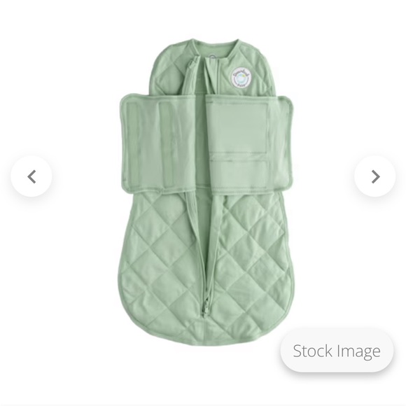 NWOT Dreamland Baby Weighted Sleep Swaddle in Sage Green - Picture 2 of 15